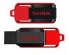 8Gb USB Flash Drive SanDisk Cruzer Switch (SDCZ52-008G-B35), USB 2.0, черный-красный