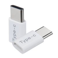 Переходник micro USB - USB Type-C, белый (бесплатная отправка почтой) купить в Климовске Подольске Москве в интернет-магазине КОМПЬЮТЕР+ | cmplus.ru