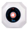 Кнопка вызова персонала iBells-301 (серебристый), индикация вызова, 433 МГц (до 100 м), питание от батарейки 1х23А (входит в комплект), 60x60х25 мм, пластик, серебристый