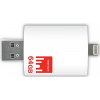 64Gb USB Flash Drive STRONTIUM (SR64GWHOTGAZ), USB 3.0, Apple OTG купить в Климовске Подольске интернет-магазин Компьютер+ www.cmplus.ru (926) 228-26-48 Климовск, ул. Победы, 4