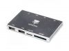 Кардридер внеш. Konoos UK-38, SD/SDHC/MMC/MS/microSD/TF, USB 2.0