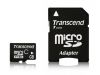 Карта памяти SDMicro (TransFlash) 4GB Transcend (TS4GUSDHC10) , class 10, SD-адаптер