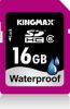 Карта памяти SecureDigital Card 16Gb Kingmax (KM16GSDHC6W), class 6, водонепроницаемая