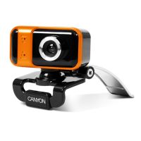 Веб-камера CANYON CNR-WCAM913, 1.3 Mpx, CMOS, USB 2.0, черн.-оранж.