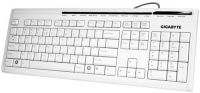 Клавиатура Gigabyte GK-K6150 White USB, "ноутбучные" клавиши, 9 мультимед. кл., белый