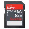Карта памяти SecureDigital Card 8GB SanDisk Ultra (SDSDU-008G-U46), UHC-I, class 10, Rtl
