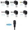 Универсальный блок питания CMPLUS UNI30W-2.5AUSB-1, 2.5А, 30Вт, 3В, 4.5В, 5В, 6В, 7.5В, 9В, 12В, импульсный, 1хUSB до 2.1А, 6 переходников (2.5х0.7, 3.0х1.1, 3.5х1.35, 4.0х1.7, 5.5х2.1, 5.5х2.5), черный, Rtl