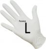 Перчатки нитриловые неопудренные белые (Россия), размер L, нестерильные, 100 шт. (50 пар)