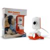 Веб-камера CANYON CNR-WCAM513G, 1.3 Mpx CMOS, микр., руч. фокус, USB 2.0, оранж.-белый, игра Star Fish, Rtl