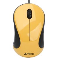 Беспроводная мышь A4Tech G7-320N-2, 2.4ГГц, V-TRACK, USB, 2 кнопки+колесо, оптика, 2000dpi, (жёлтая)