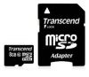 Карта памяти SDMicro (TransFlash) 8Gb Transcend, microSDHC Class10 (TS8GUSDHC10)