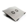 Подставка для ноутбука KS-is Alusan (KS-030), 2xFAN, 4xUSB 2.0, 390x300x35 мм, до 17"