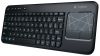 Беспровод. клавиатура с тачпадом Logitech Keyboard Wireless Touch K400, черный